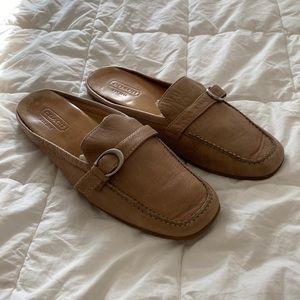COACH Leather Slides